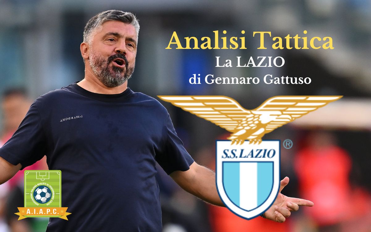 analisi tattica e come gioca la Lazio di Gennaro Gattuso 2026 2027 con modello e principi e statistiche xG per corso match analyst e corsi match analysis e data analyst nel calcio con modulo in fase di possesso o fase offensiva in fase di non possesso o fase difensiva e in transizione